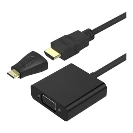 Mecer HTV08E HDMI/Mini HDMI to VGA with Audio Adaptor