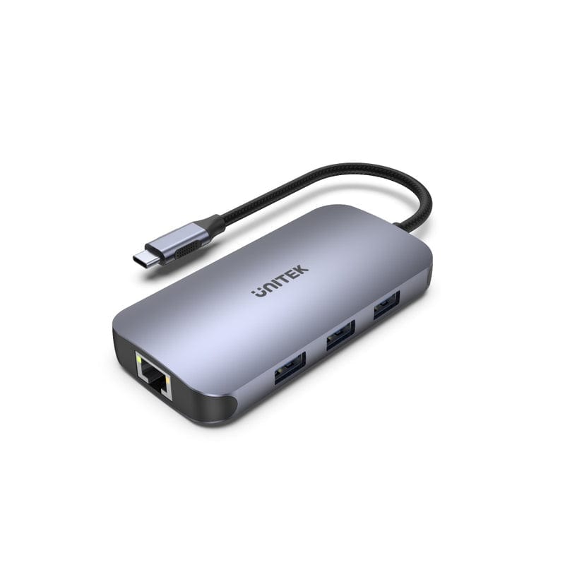 Unitek 9-in-1 USB-C Ethernet Hub and Card Reader HUB-TYPE-C-D1071A
