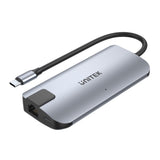 Unitek P5+ USB3.2 Type-C Ethernet Hub HUB-USB-5P-D1028A
