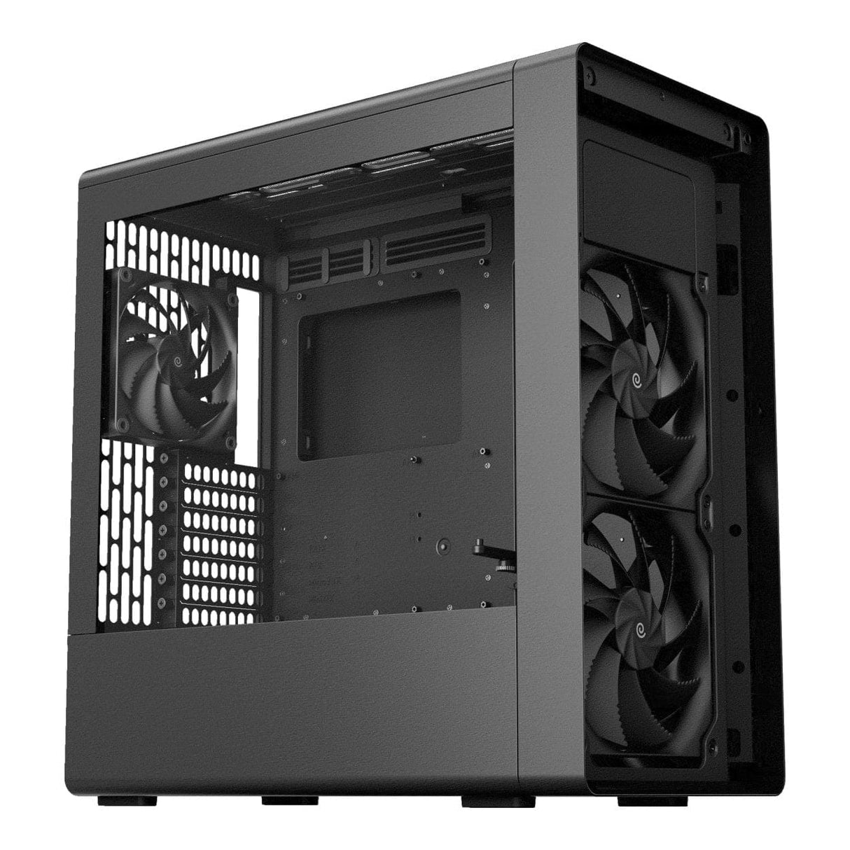 HAVN BF 360 Flow Tempered Glass E-ATX Mid Tower Gaming PC Case Black HVN-CA-BF360-04