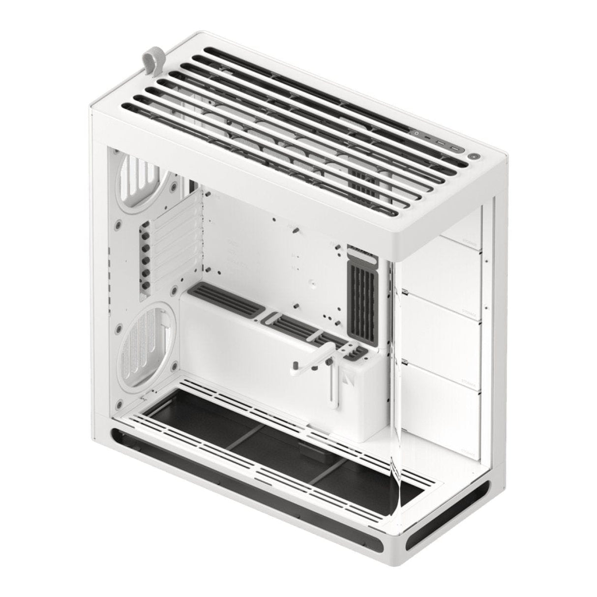 HAVN HS 420 Base Edition E-ATX Mid-Tower PC Case with Adjustable GPU Bracket White HVN-CA-HS420-07