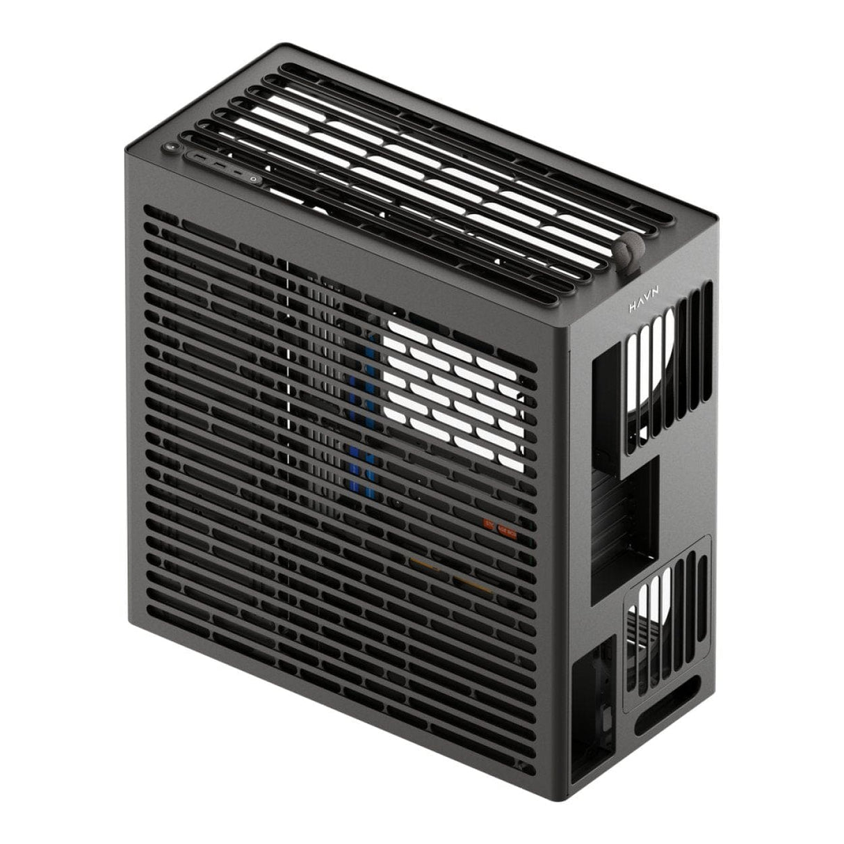 HAVN HS 420 Base Edition E-ATX Mid-Tower PC Case with Adjustable GPU Bracket Black HVN-CA-HS420-08
