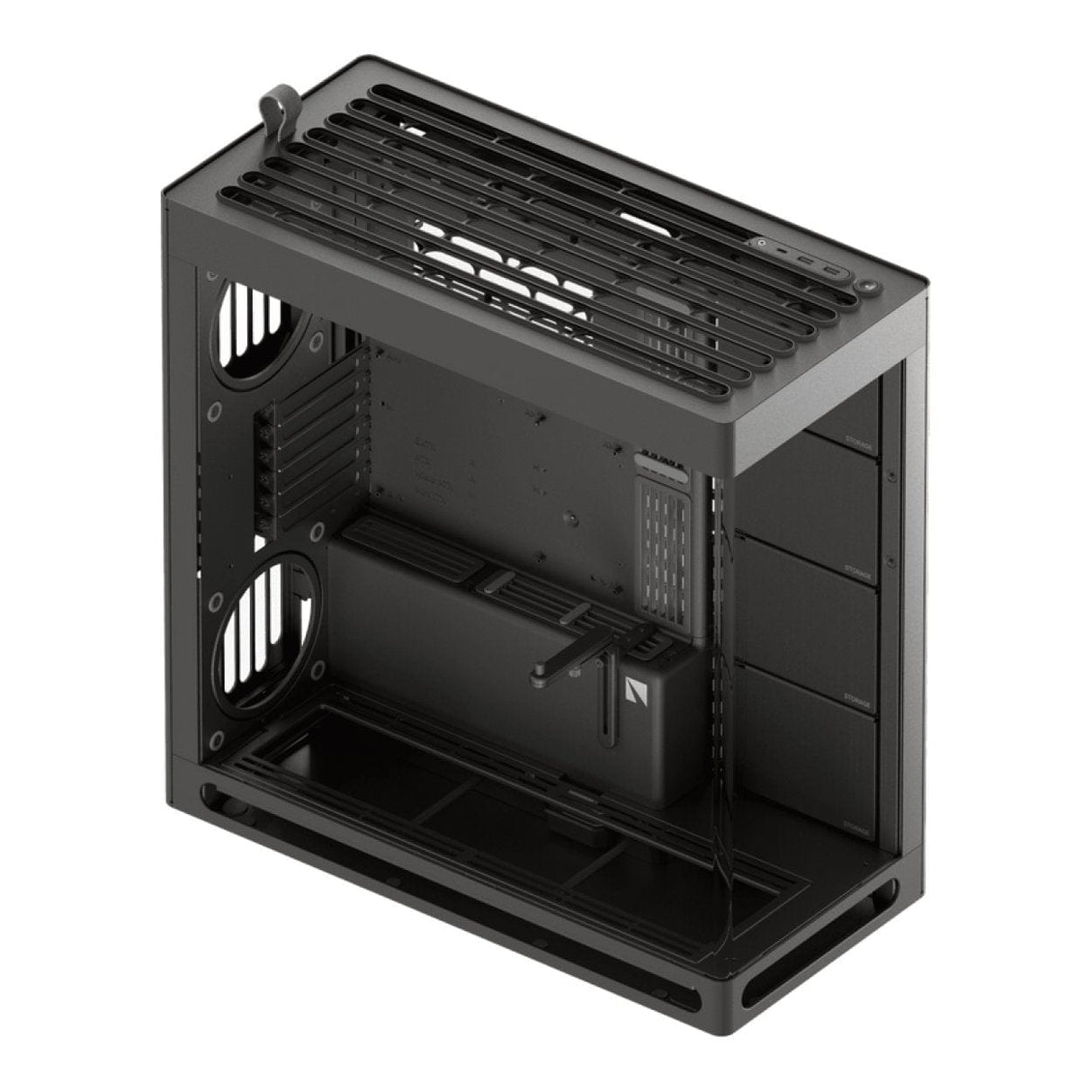 HAVN HS 420 Base Edition E-ATX Mid-Tower PC Case with Adjustable GPU Bracket Black HVN-CA-HS420-08