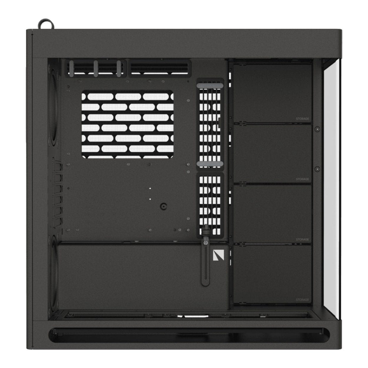HAVN HS 420 Base Edition E-ATX Mid-Tower PC Case with Adjustable GPU Bracket Black HVN-CA-HS420-08