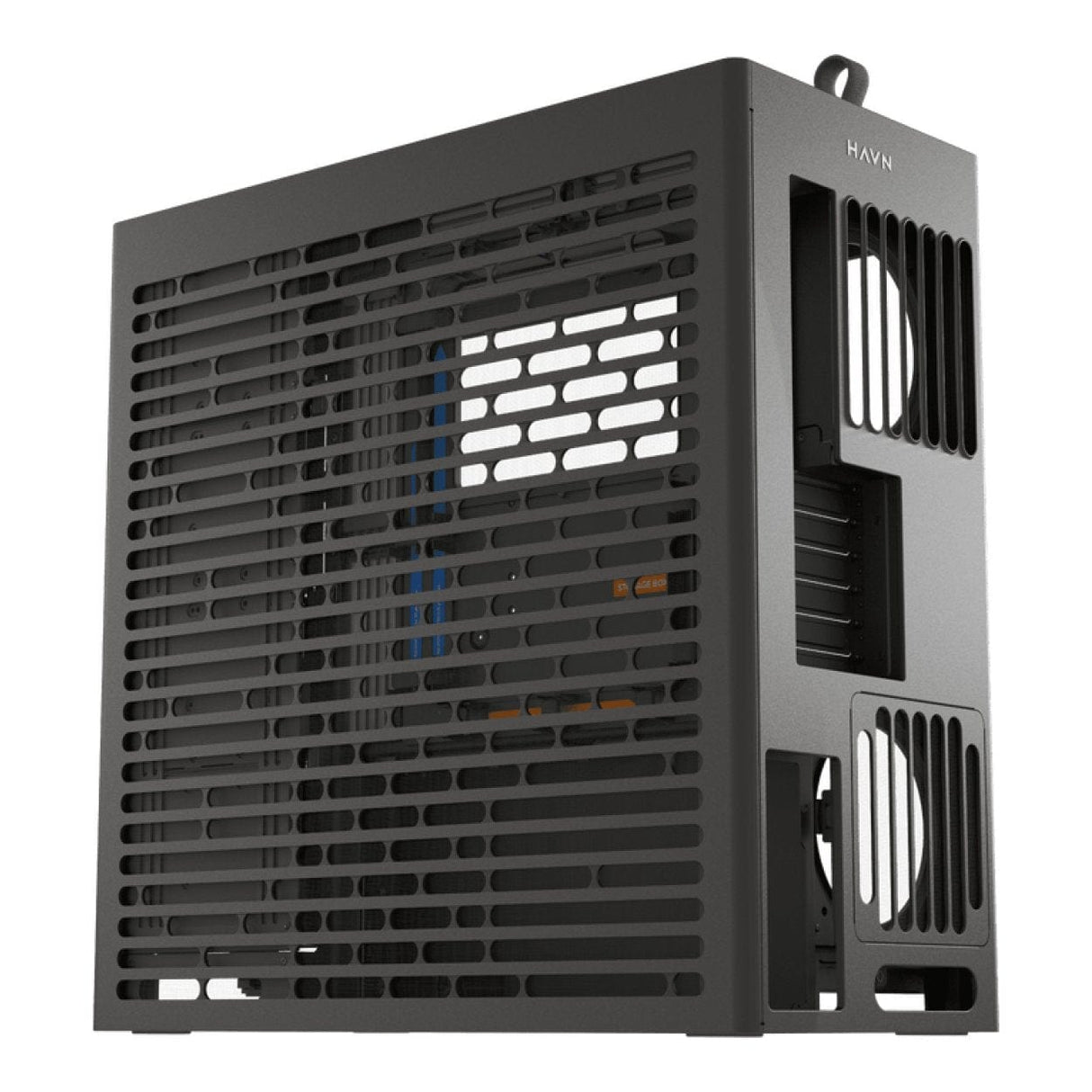 HAVN HS 420 Base Edition E-ATX Mid-Tower PC Case with Adjustable GPU Bracket Black HVN-CA-HS420-08