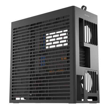 HAVN HS 420 Base Edition E-ATX Mid-Tower PC Case with Adjustable GPU Bracket Black HVN-CA-HS420-08