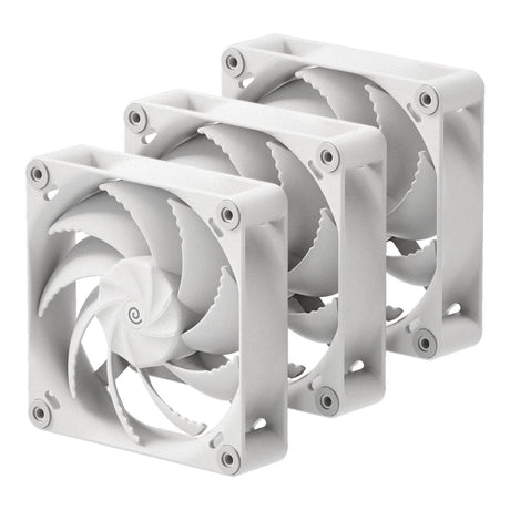 HAVN H12 120mm PWM Performance Case Fan White 3-pack HVN-FS-H1230-01(3-pack)