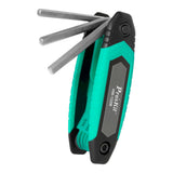 Pro'sKit Folding Type Metric 8-Piece Hex Key Set HW-122M