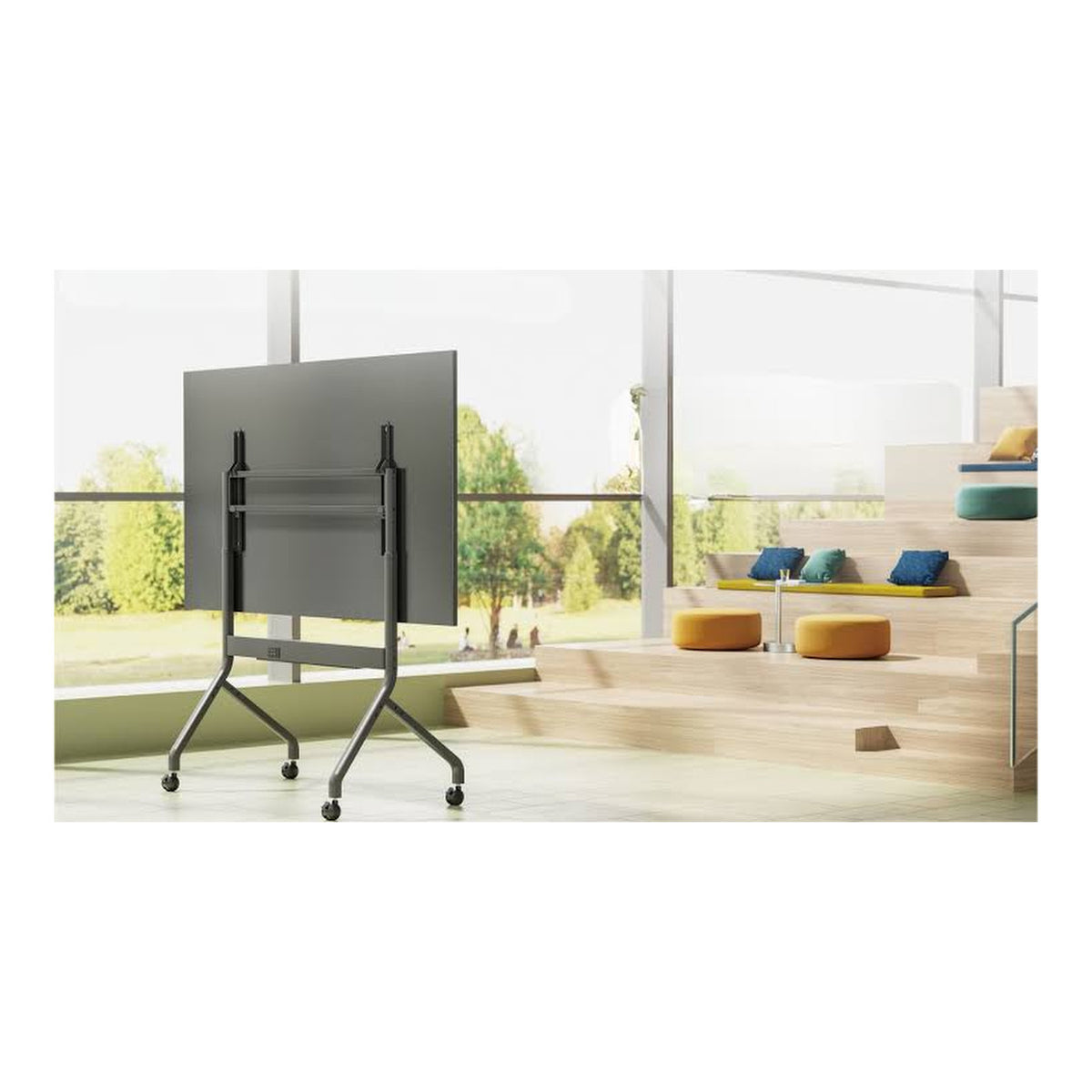 IAVS SlimFit 65 to 110-inch Heavy-Duty Mobile Display Trolley IAS19-612FW