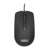 Parrot IC0005 Wired Keyboard and Mouse Combo Black
