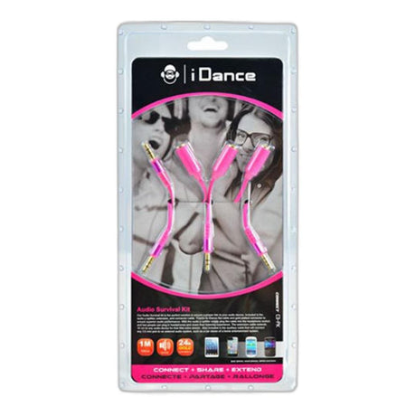 iDance Connect-C3 Audio Survival Kit Pink ID-C3-PK