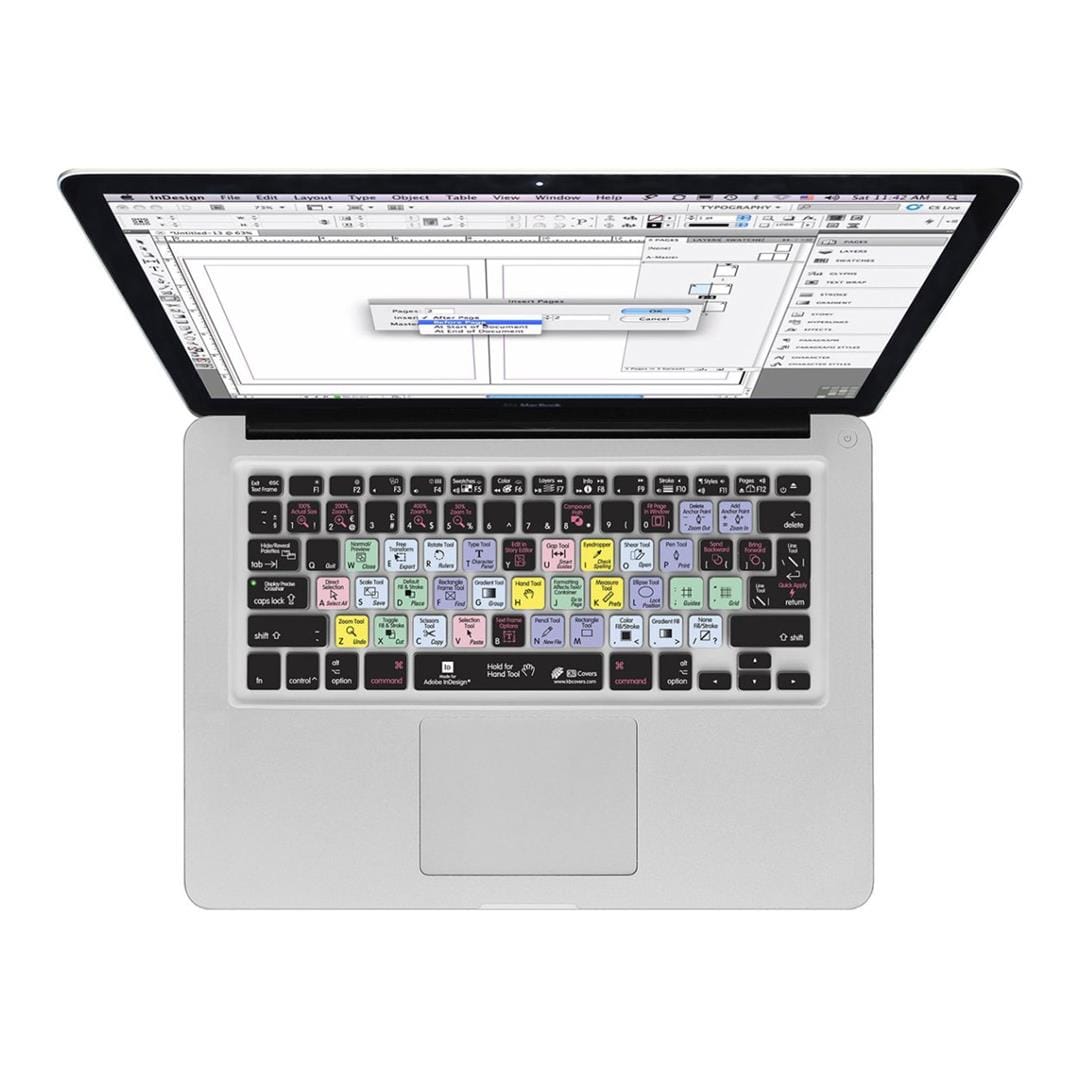 KB Covers Indesign Keyboard Cover for MacBook, Pro and Air ID-M-CC-2