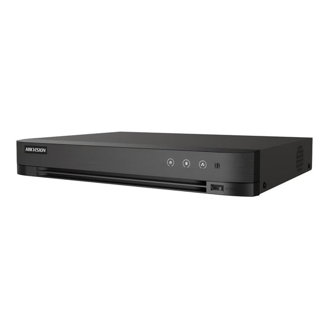 Hikvision 8-ch 1080p 1U H.265 AcuSense DVR with 4-ch Audio 8-ch Alarm In and 4-ch Alarm Out IDS-7208HQHI-M1/XT/4A+8/4ALM