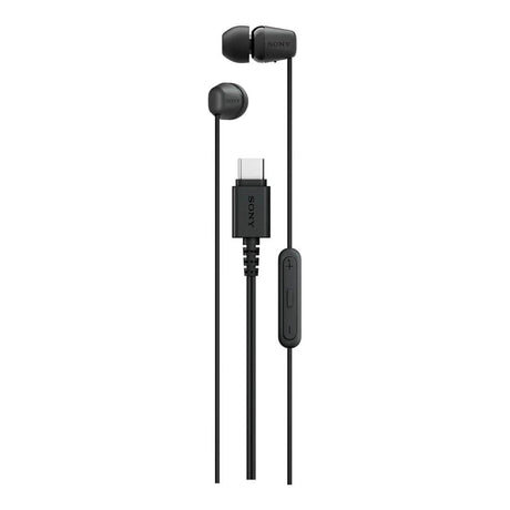 Sony EX15C USB-C Wired In-Ear Earphones Black IER-EX15C/BZE
