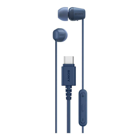 Sony EX15C USB-C Wired In-Ear Earphones Blue IER-EX15C/LZE