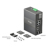 TP-Link Omada IES206GPP 6-Port Gigabit PoE++ Compliant Industrial Managed Network Switch