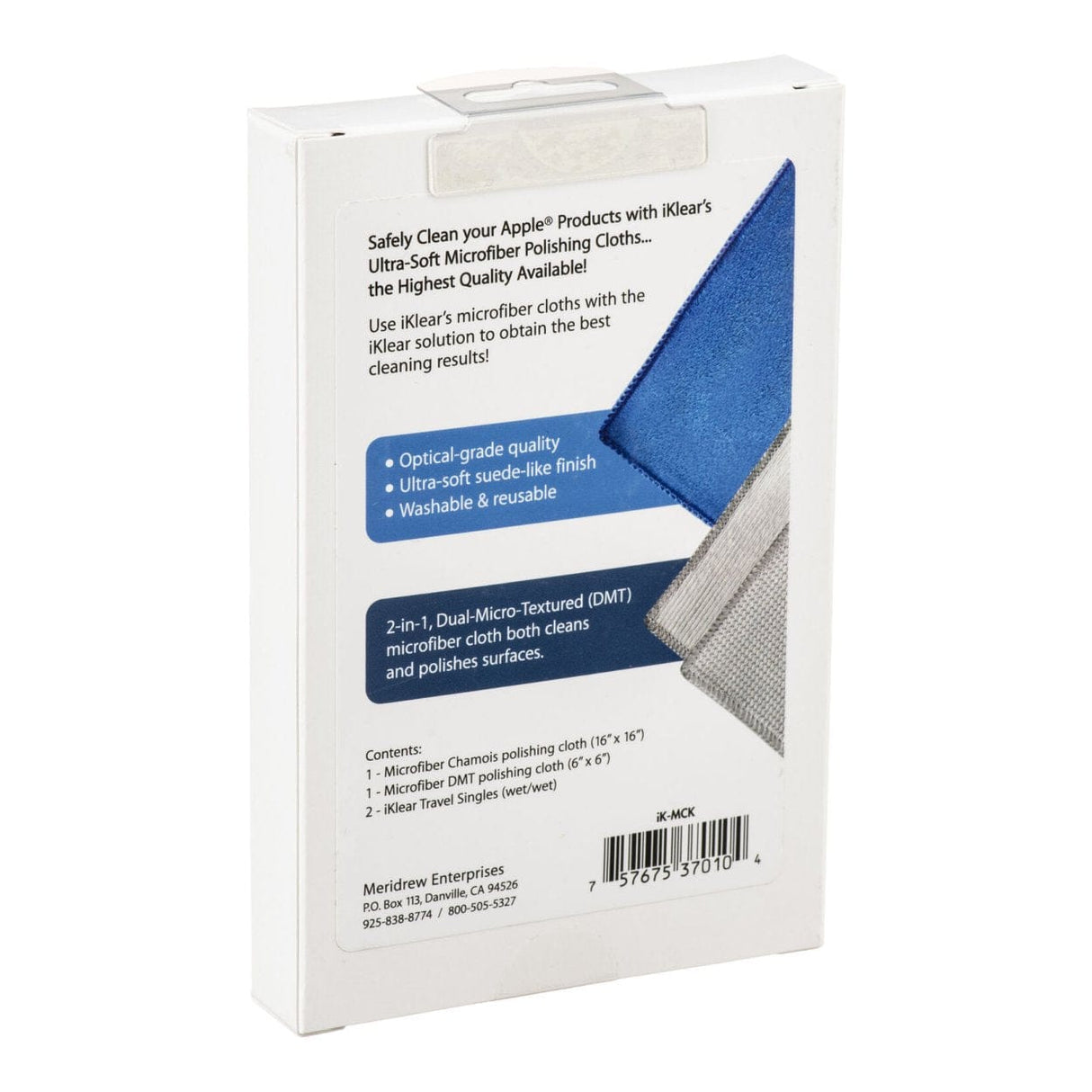 Meridrew iKlear Microfiber Chamois Polishing Cloth IK-MCK