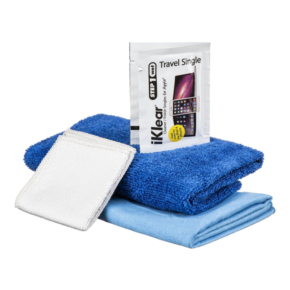 Meridrew iKlear Microfiber Chamois & Terry Polishing Cloth Combo IK-MK-COM
