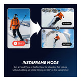 Insta360 X5 8K 6mm 360 Degree Action Camera Black with Essential Bundle IN-CINSAAHA-EB