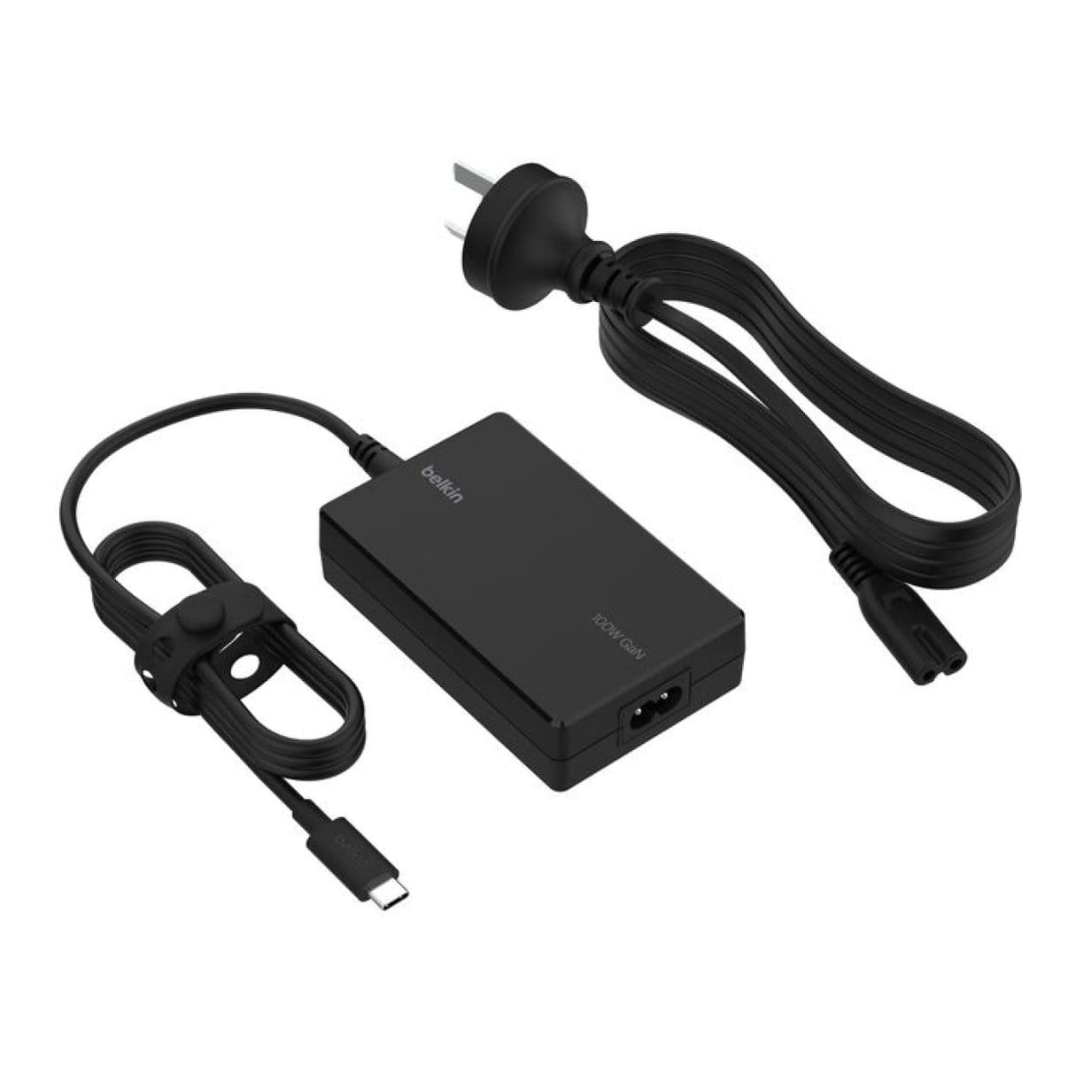 Belkin Connect 100W USB-C Core GaN Power Adapter Black INC016GLBK