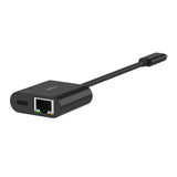 Belkin 2-in-1 Type-C Ethernet Adapter INC019BTBK