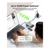 Belkin Connect 8-in-1 USB-C Dual HDMI Docking Station Silver INC027HQSGY
