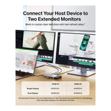 Belkin Connect 8-in-1 USB-C Dual HDMI Docking Station Silver INC027HQSGY