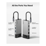 Belkin Connect 8-in-1 USB-C Dual HDMI Docking Station Silver INC027HQSGY