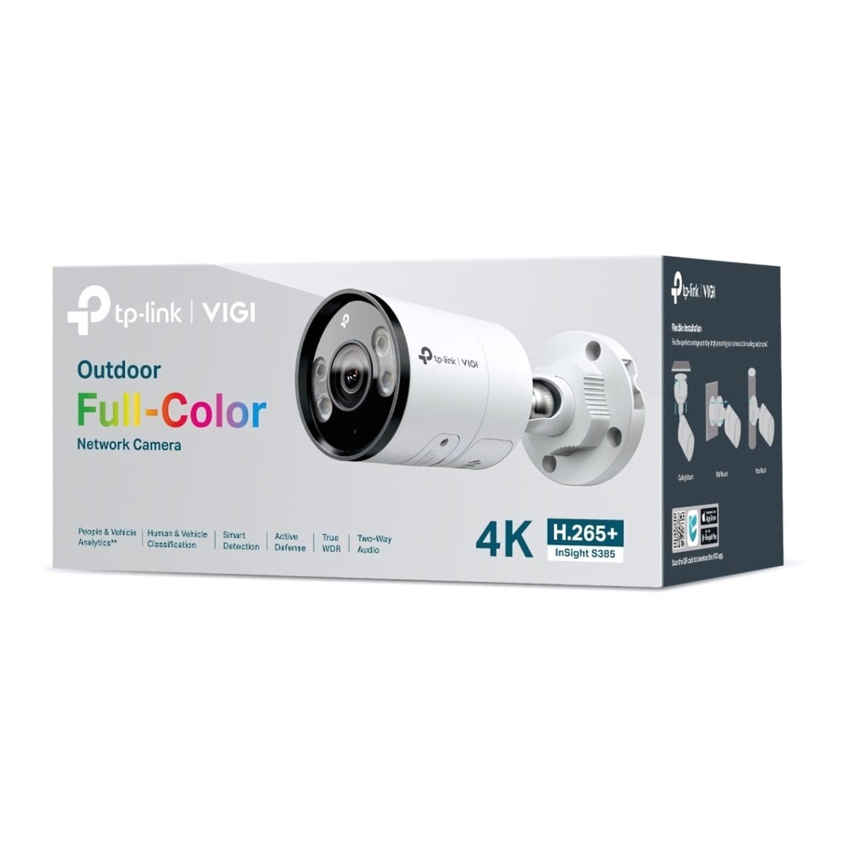 TP-Link InSight S385 VIGI 8MP Outdoor Full-Color Bullet Network Camera
