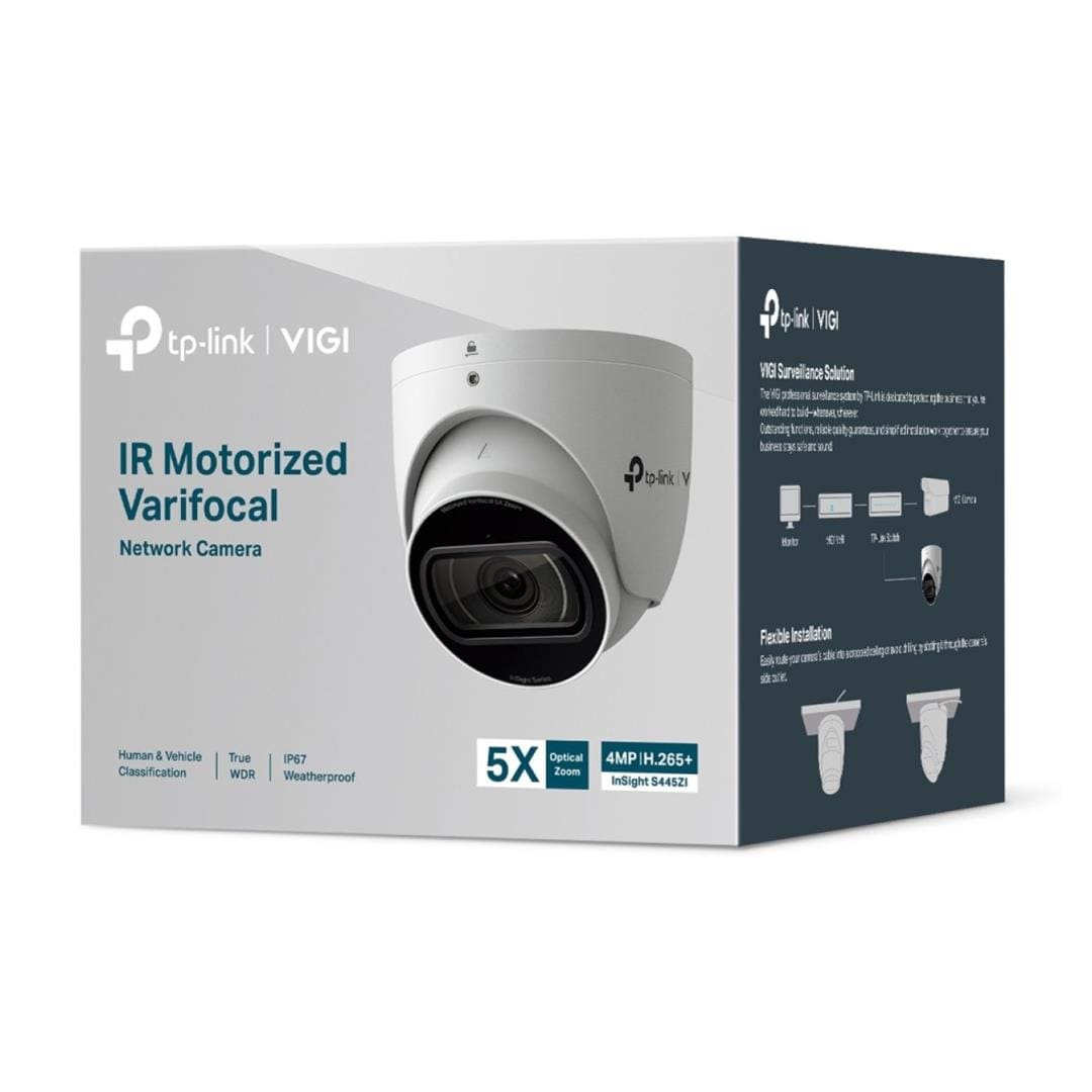 TP-Link VIGI InSight S445ZI 4MP IR Motorized Varifocal Turret Network Camera