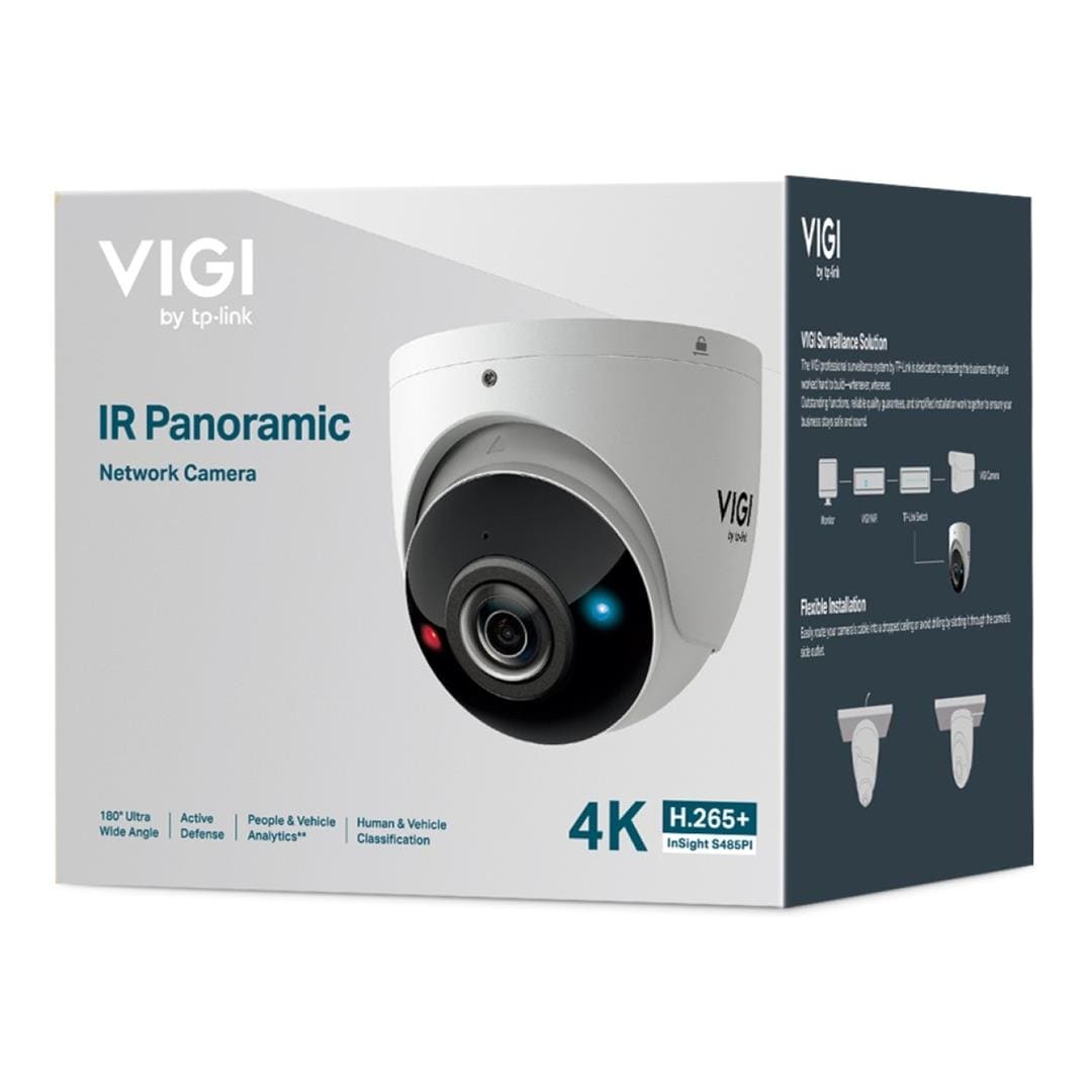 TP-Link VIGI InSight S485PI 8MP IR Panoramic Turret Network Camera