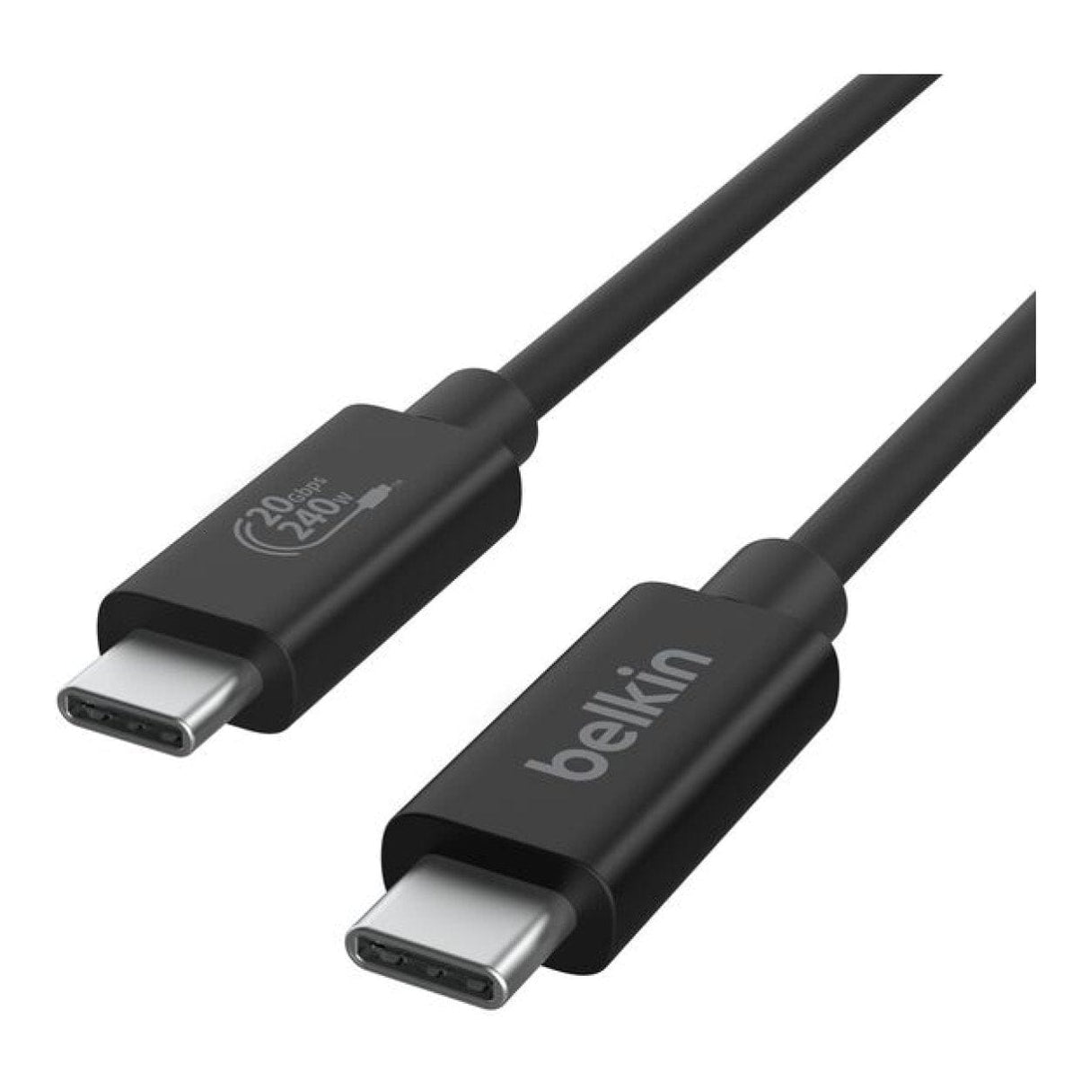 Belkin 2m USB4 204W 20Gbp/s Charging Cable Black INZ004bt2MBK