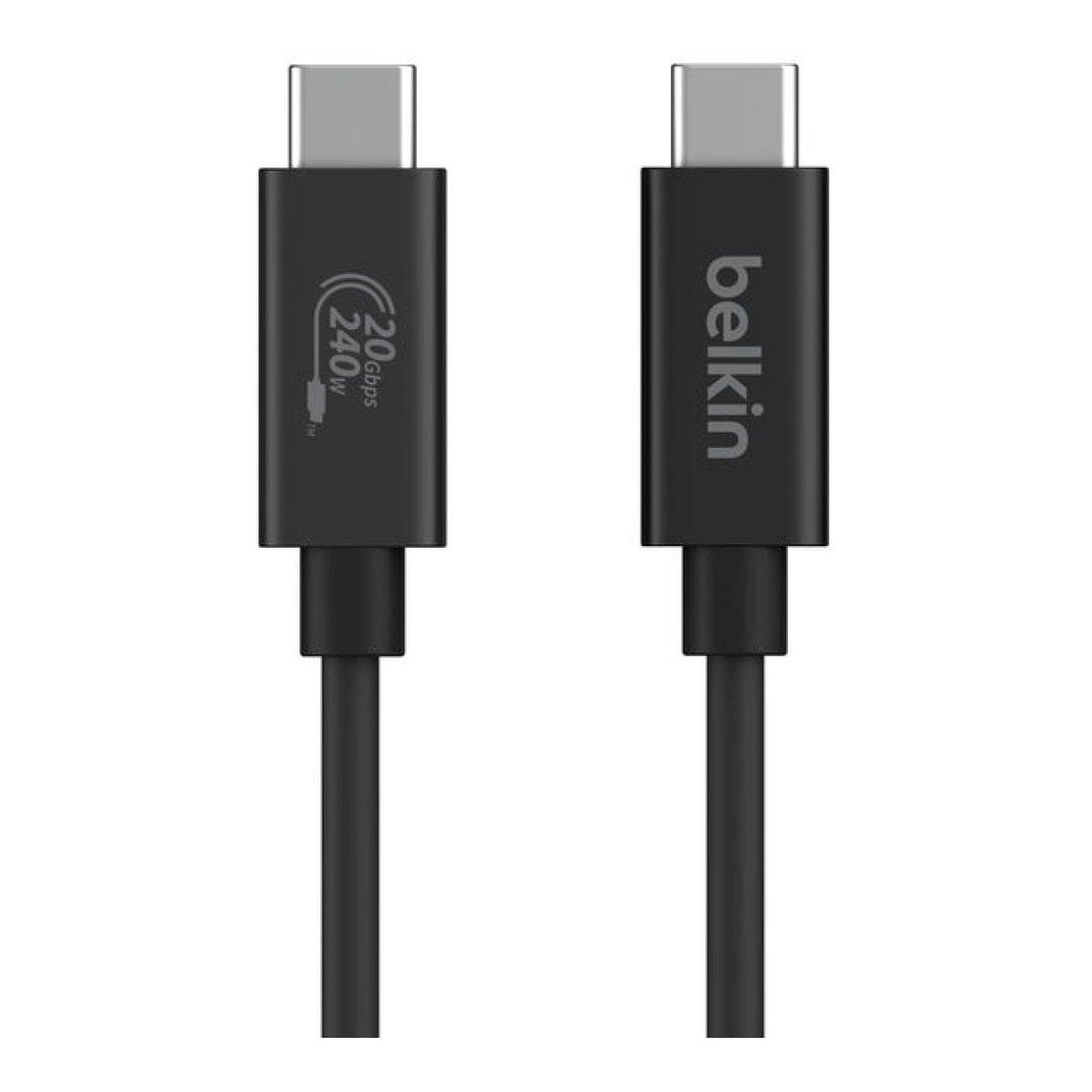 Belkin 2m USB4 204W 20Gbp/s Charging Cable Black INZ004bt2MBK