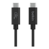 Belkin 2m USB4 204W 20Gbp/s Charging Cable Black INZ004bt2MBK
