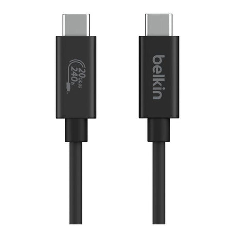 Belkin 2m USB4 204W 20Gbp/s Charging Cable Black INZ004bt2MBK