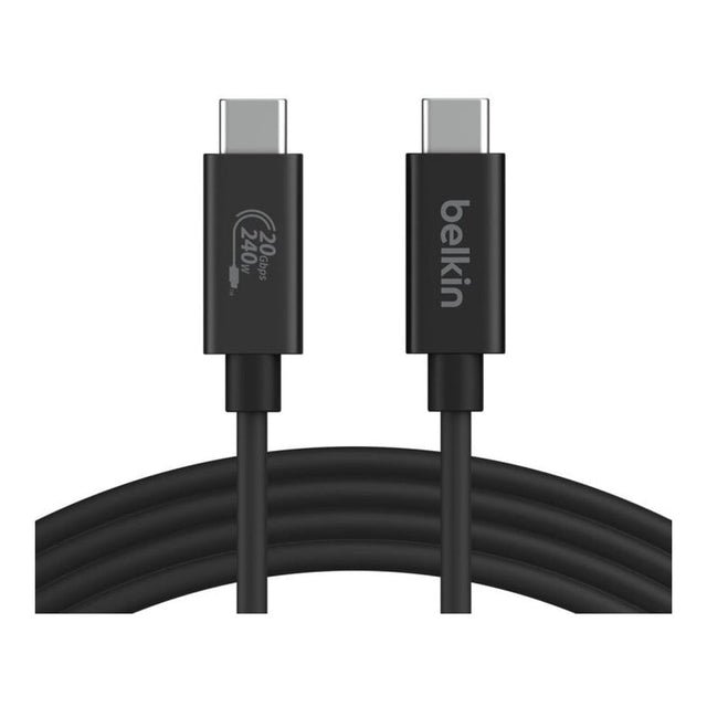 Belkin 2m USB4 204W 20Gbp/s Charging Cable Black INZ004bt2MBK