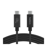 Belkin Connect Type-C Male to Male 4K 240W Charging Cable 2m INZ004BTMBK
