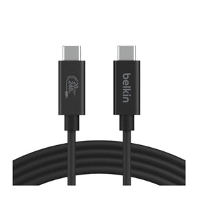Belkin Connect Type-C Male to Male 4K 240W Charging Cable 2m INZ004BTMBK