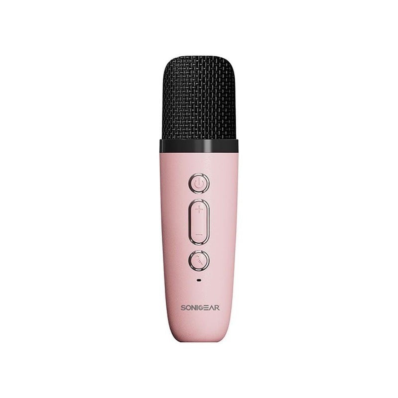 SonicGear iOX K200 Portable Bluetooth Speaker with Wireless Microphone - Pink IOXK200PNK