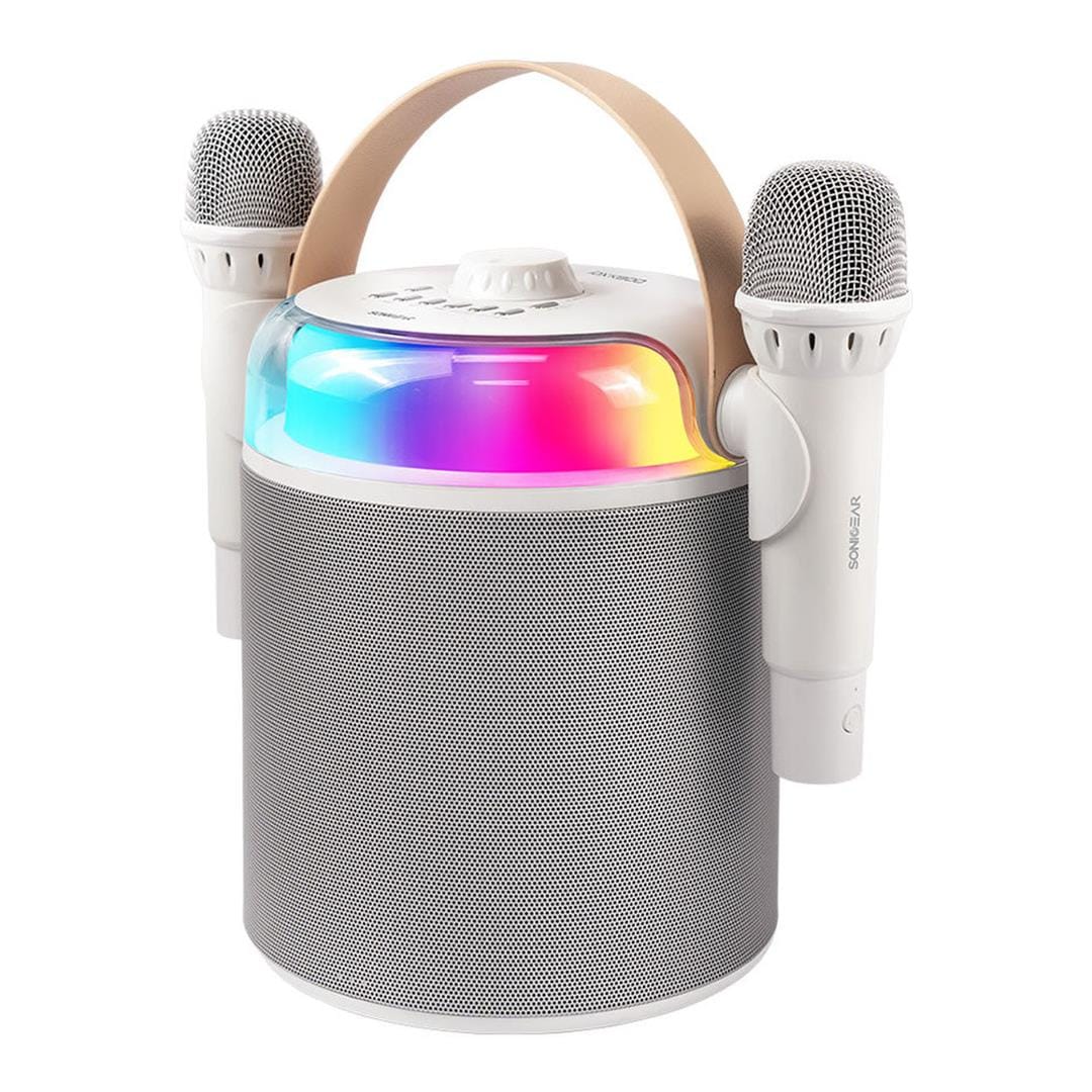 SonicGear iOX K800 Portable Bluetooth Speaker with Microphones - White IOXK800WHT
