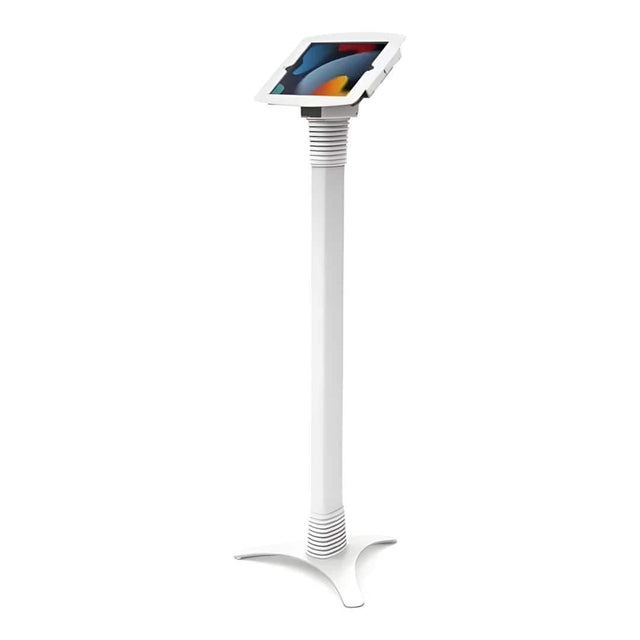 MacLocks Space Protective Enclosure with Adjustable Floor Stand for iPad - White