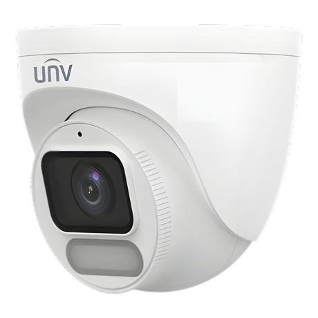 Uniview UNV 4MP 2.8mm Owlview Wise-ISP Fixed Warm Light Turret Network Camera IPC3624LE-ADF28K-WP-L