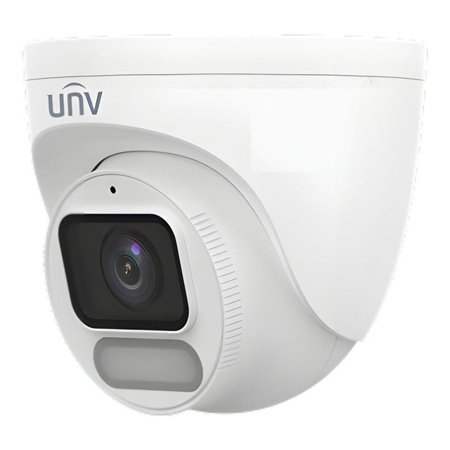 Uniview UNV 4MP 2.8mm Owlview Wise-ISP Fixed Warm Light Turret Network Camera IPC3624LE-ADF28K-WP-L
