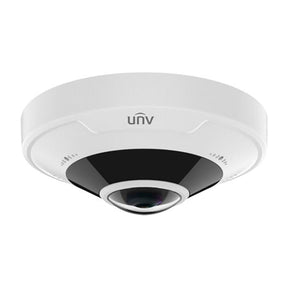 Uniview 12MP 1.8mm UHD Infrared Vandal-Resistant Fisheye Fixed Dome Camera IPC86CEB-AF18KC-I0