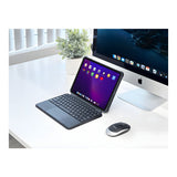 Macally Rugged 11-inch iPad Keyboard Case with Trackpad - Black IPKBCASE11
