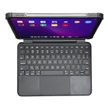 Macally Rugged 11-inch iPad Keyboard Case with Trackpad - Black IPKBCASE11