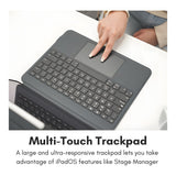 Macally iPad Pro 11-inch Case with Keyboard and Track Pad - Black IPKBCASEP11