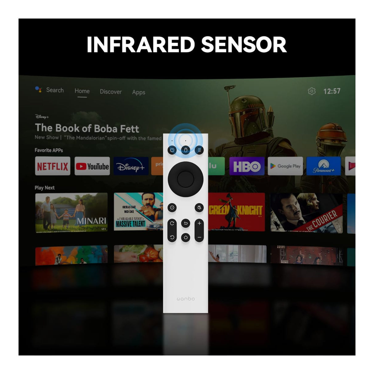 Wanbo IR Remote Control IR-REMOTE