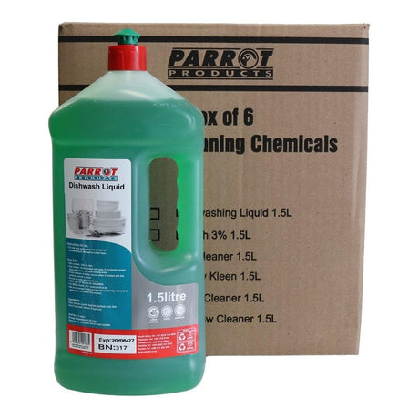 Parrot 1.5L Dishwash Liquid 6-pack JA0401-15D6