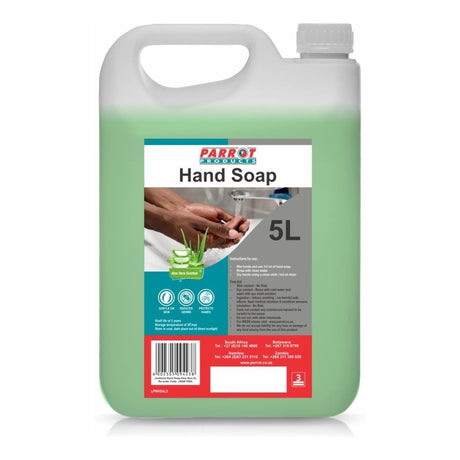 Parrot 5L Janitorial Hand Soap Aloe Vera JA0401HSA